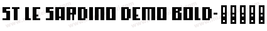 ST Le Sardino DEMO Bold字体转换